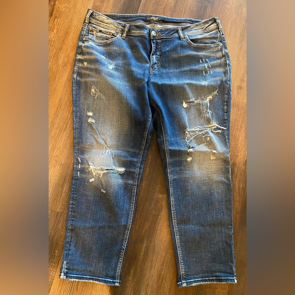 Women’s plus size Silver jeans 👖